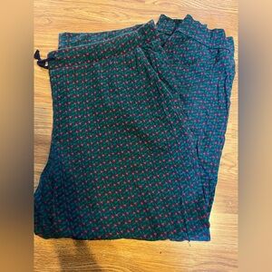 J.Crew holly print jogger pajama /lounge pants -L
